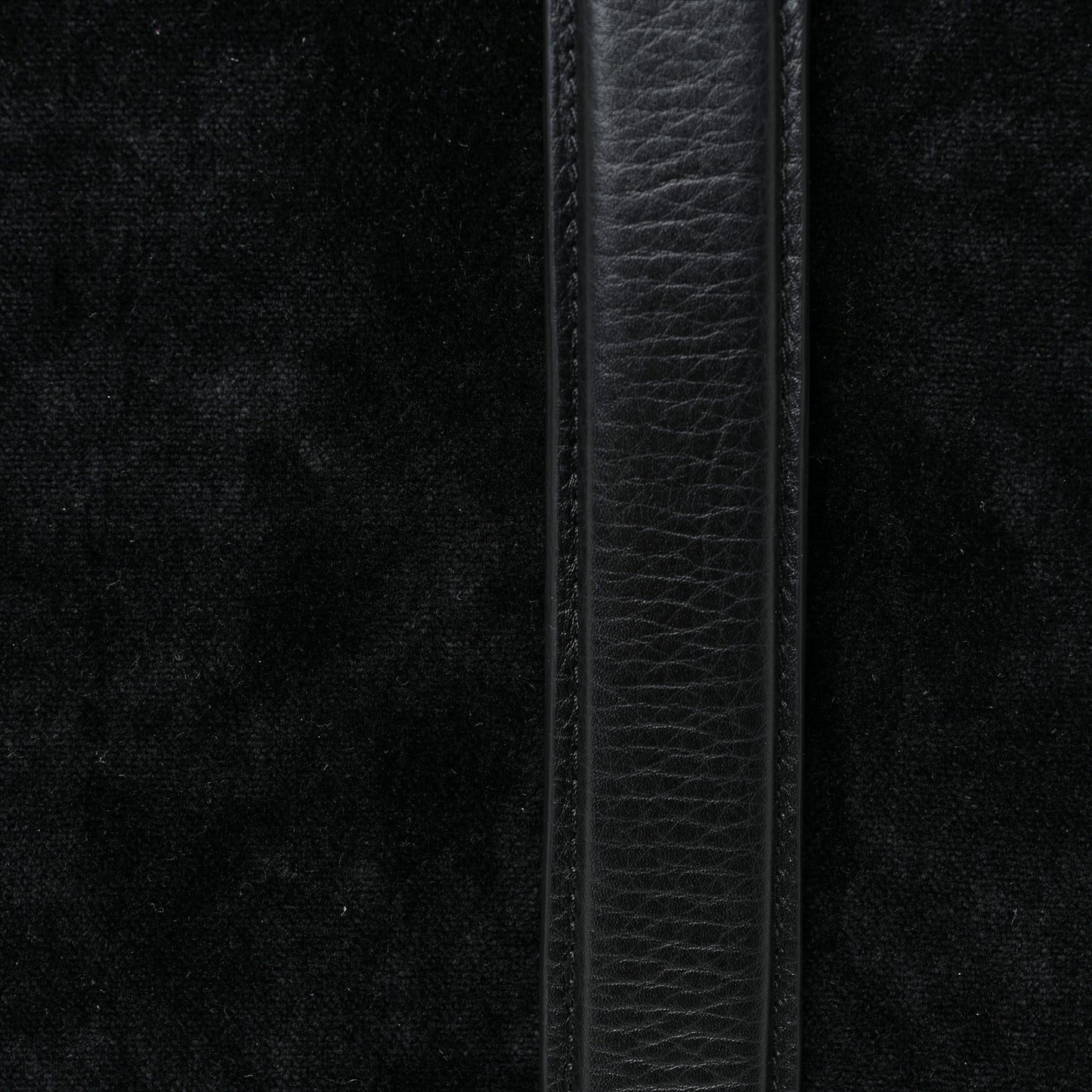 Suede Quilted Coco Case Trolley Black
