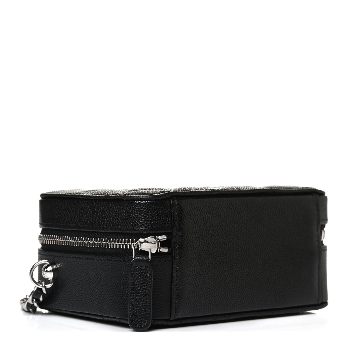 Caviar Quilted Camera Bag Black