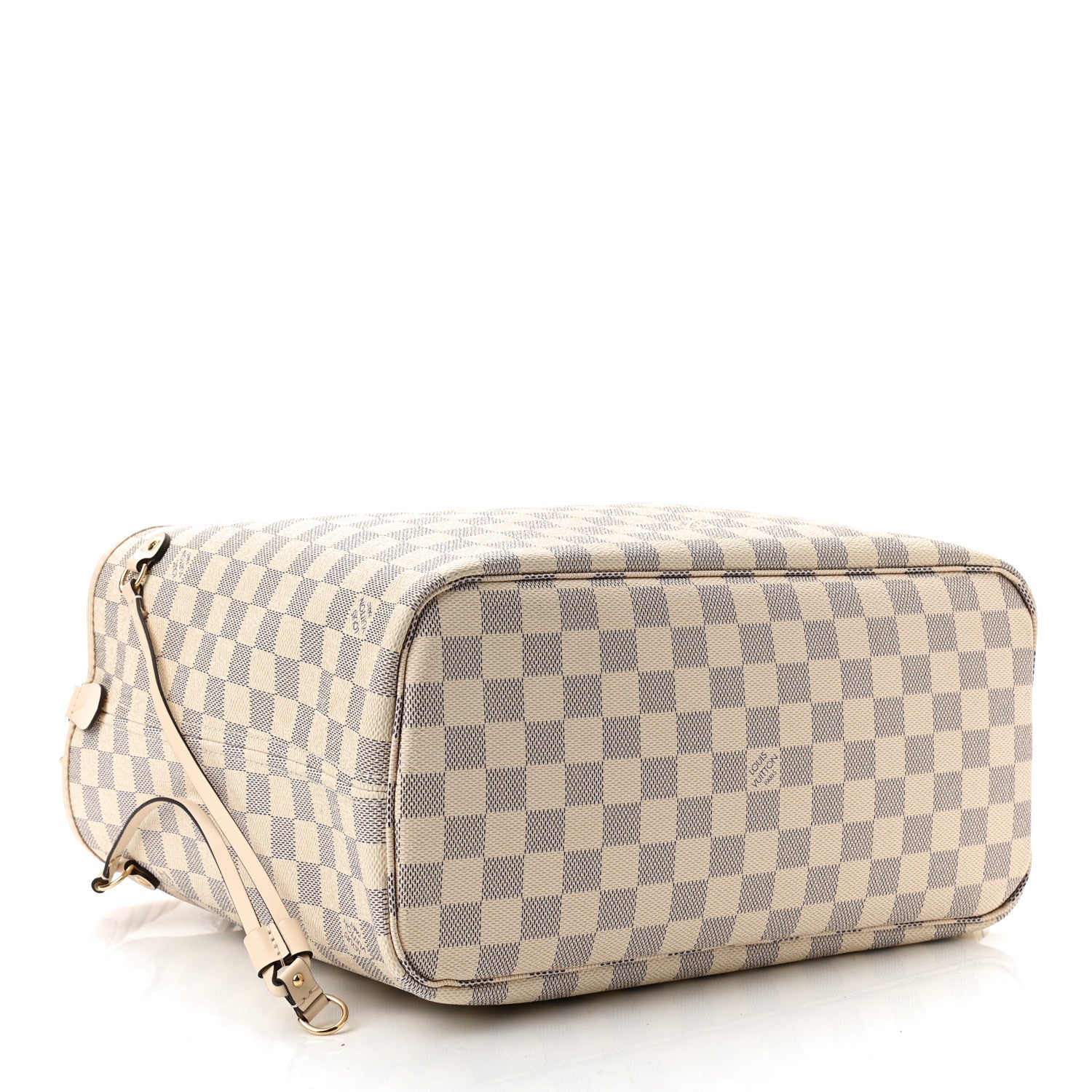 Louis Vuitton Damier Azur Braided Neverfull MM Pink 5 of 10