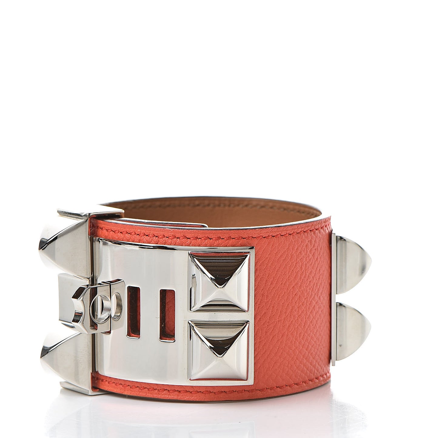 Epsom Collier de Chien CDC Bracelet S Orange Poppy