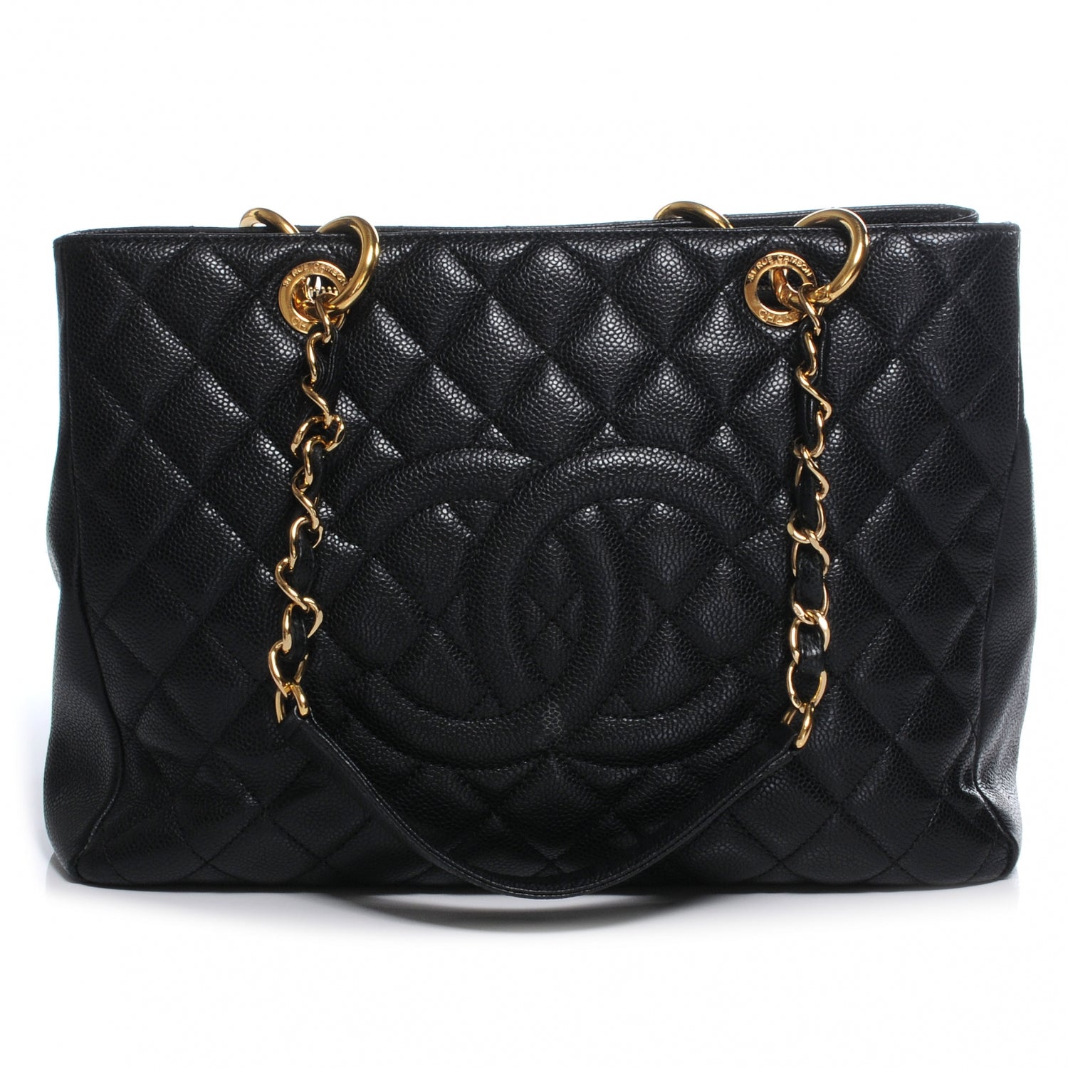 Chanel Caviar Grand Shopping Tote GST Black 1 of 7