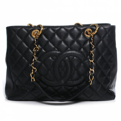 Chanel Caviar Grand Shopping Tote GST Black 1 of 7
