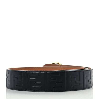 Fendi Calfskin F is Fendi FF 1974 Embossed Belt 75 30 Black 2 of 6