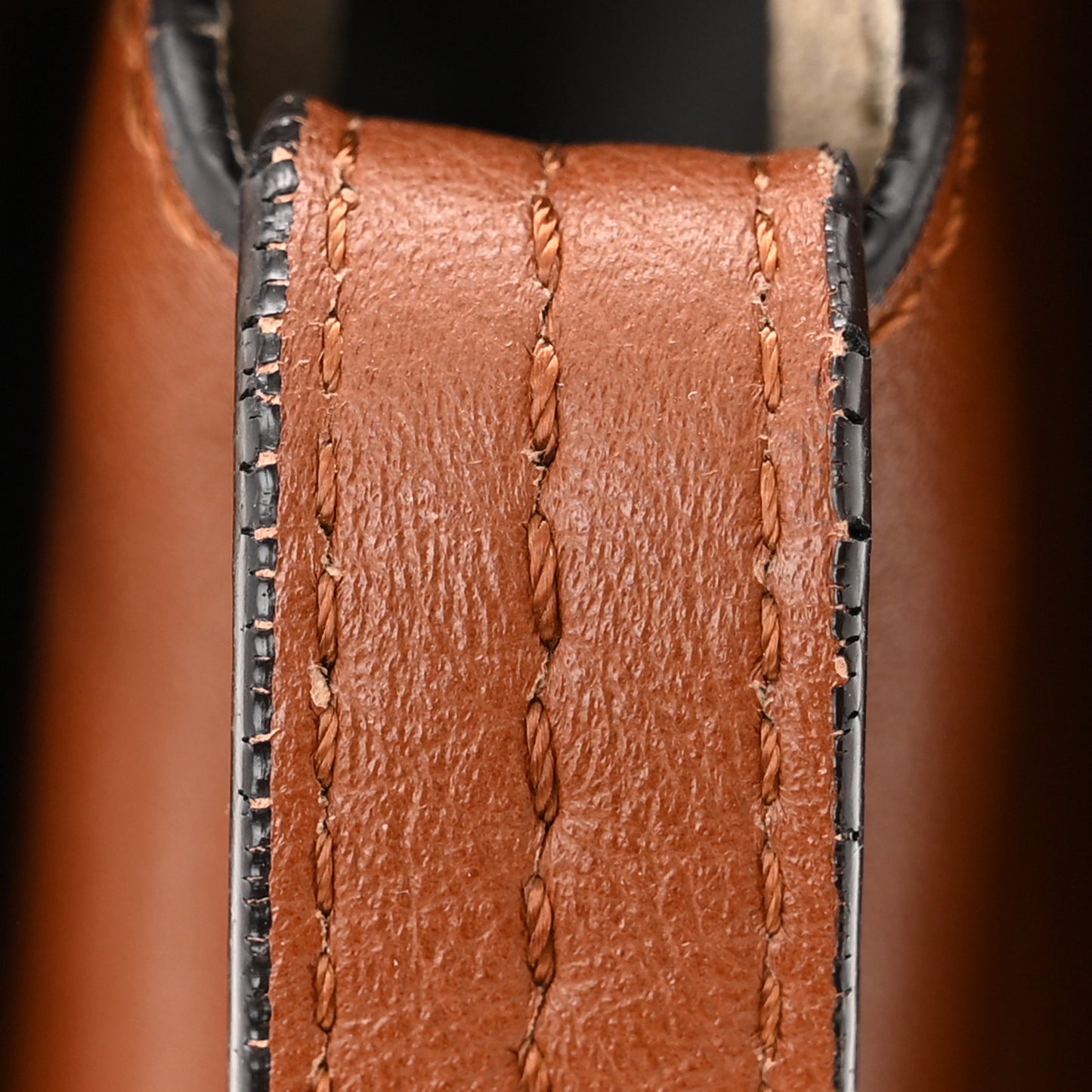 Suede Calfskin Small Faye Shoulder Bag Tobacco