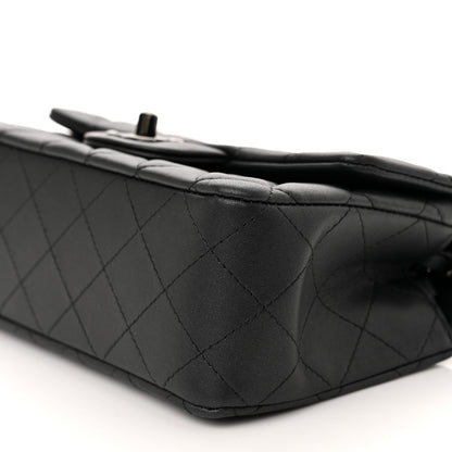 Chanel Lambskin Quilted Mini Rectangular Flap So Black 10 of 11