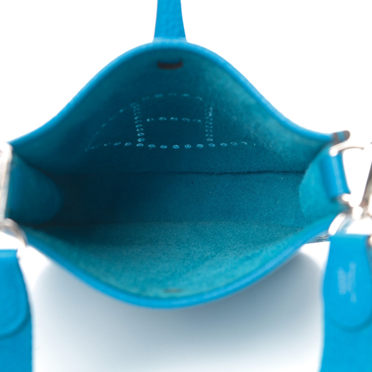 Hermes Taurillon Clemence Evelyne TPM Bleu Zanzibar 5 of 12