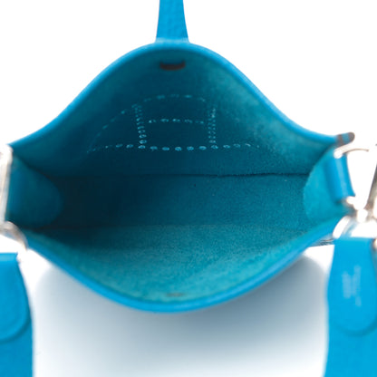 Hermes Taurillon Clemence Evelyne TPM Bleu Zanzibar 5 of 12