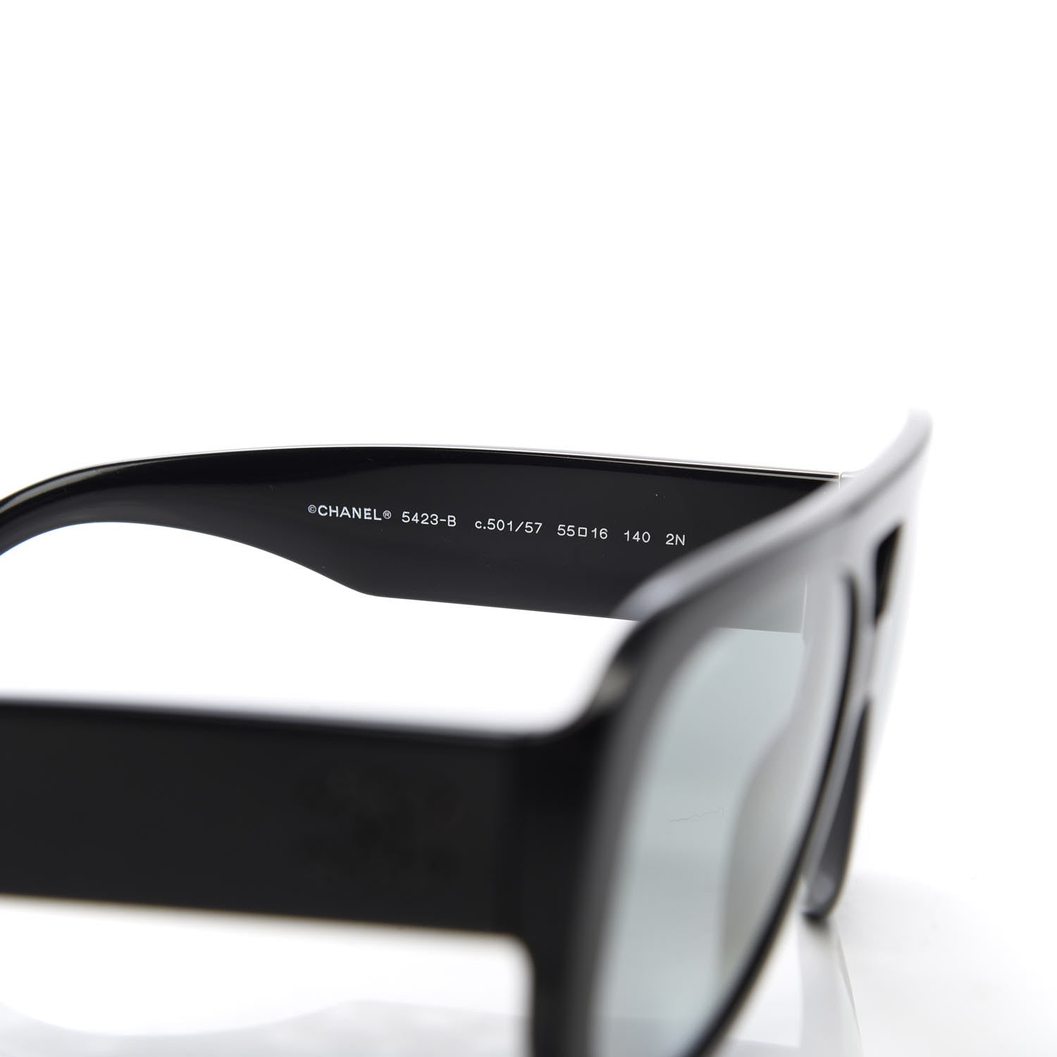 Chanel Resin Sunglasses 5423-B Black 6 of 8
