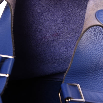 Hermes Taurillon Clemence Picotin Lock TGM Bleu Electrique 7 of 12