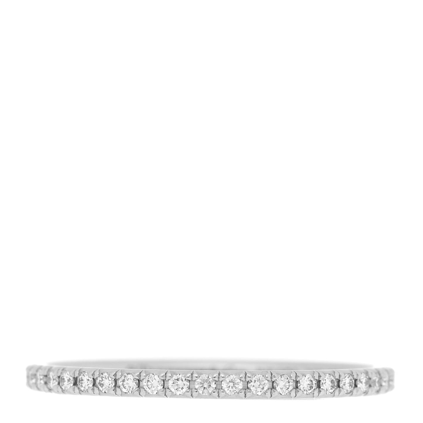 Platinum Diamond Metro Band Ring 54 6.75
