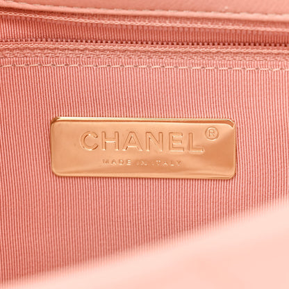 Chanel Goatskin Quilted Medium Chanel 19 Flap Light Pink 6 of 11