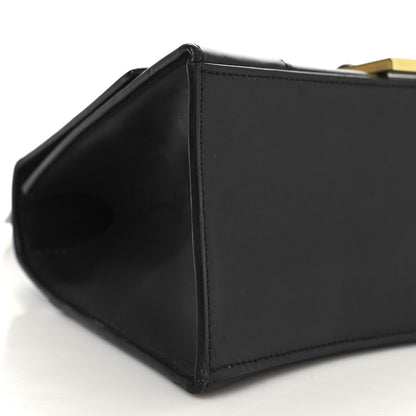Balenciaga Shiny Box Calfskin Small Hourglass Top Handle Bag Black 8 of 10
