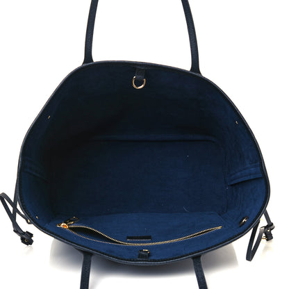 Louis Vuitton Empreinte Monogram Giant Neverfull MM Black 5 of 14