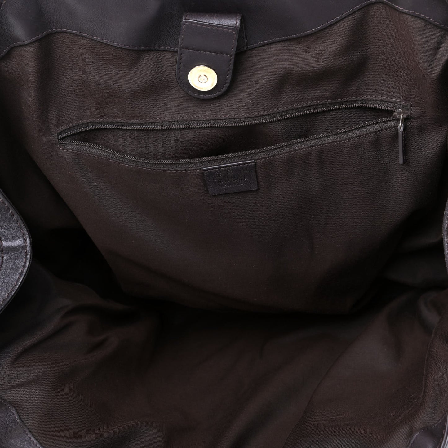 Guccissima Vitello Tender Large Sukey Tote Testa di Moro