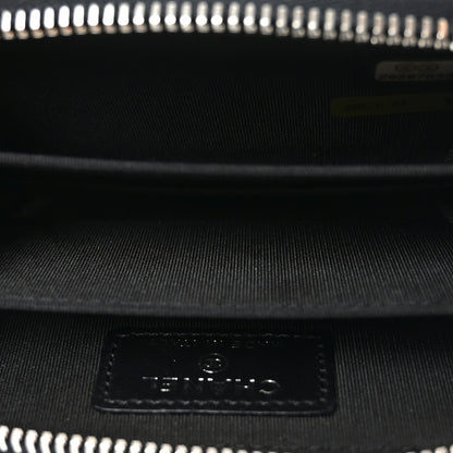 Chanel Lambskin Double Stitch Zip Coin Purse Black 5 of 8