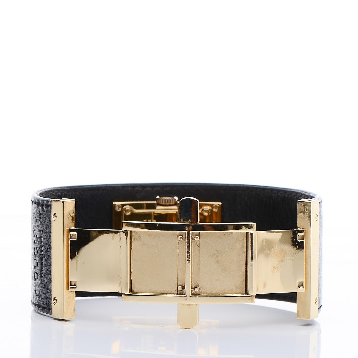 Stainless Steel Calfskin 33mm 7800L Quartz Watch Black