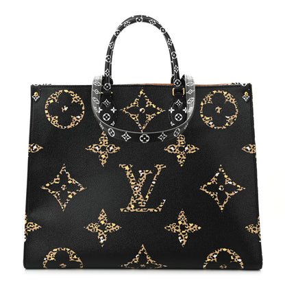 Louis Vuitton Monogram Giant Jungle Onthego GM Black 1 of 10