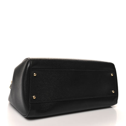 Dolce & Gabbana Dauphine Large Miss Sicily Satchel Black 5 of 12