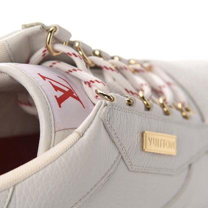 Louis Vuitton Calfskin Mens LV Trainer Sneaker 9.5 White 6 of 15