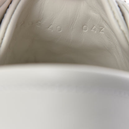 Gucci Calfskin Bee Star Embroidered Sylvie Web Ace Sneakers 40 White 9 of 10