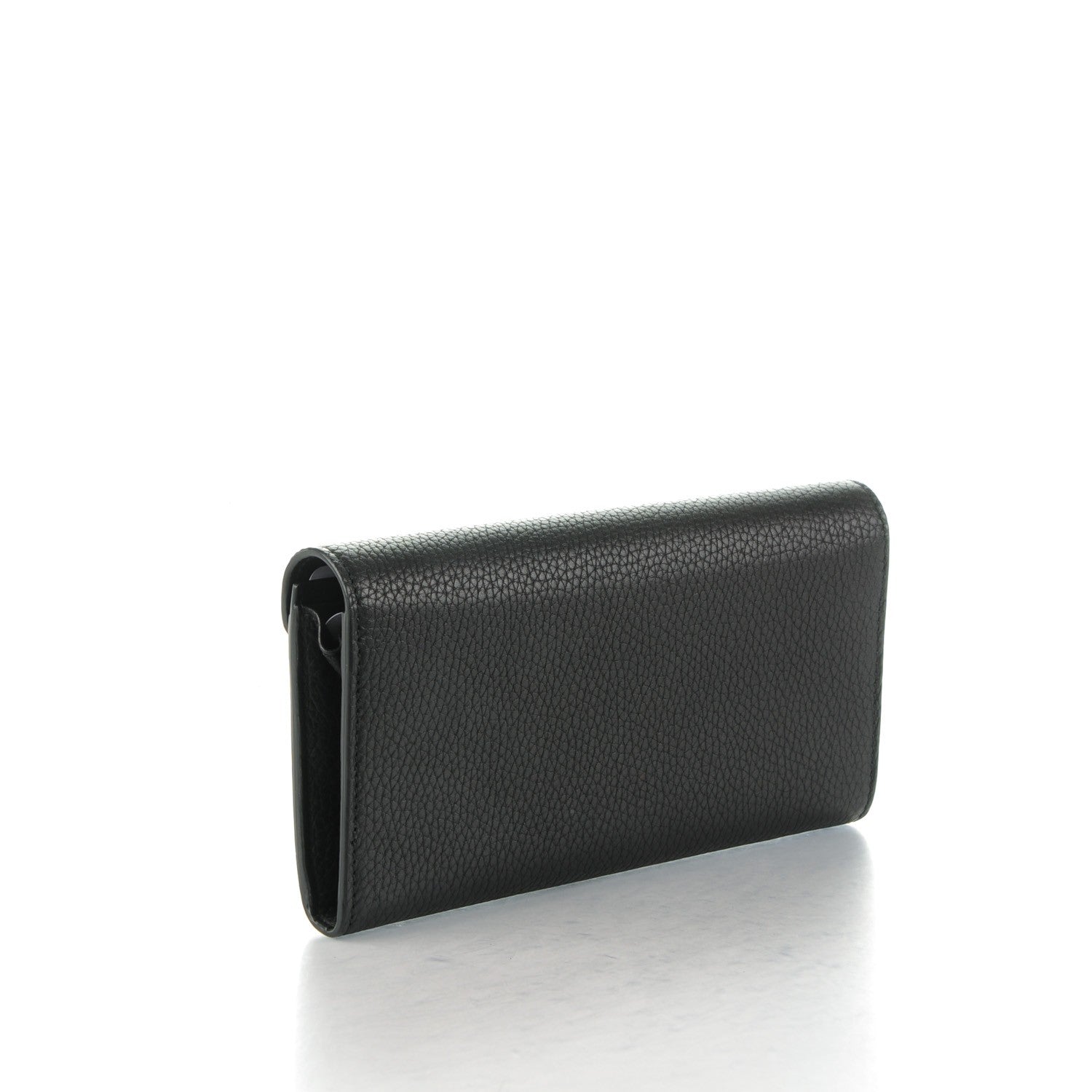 Gucci Cellarius Calfskin GG Marmont Continental Wallet Black 3 of 8