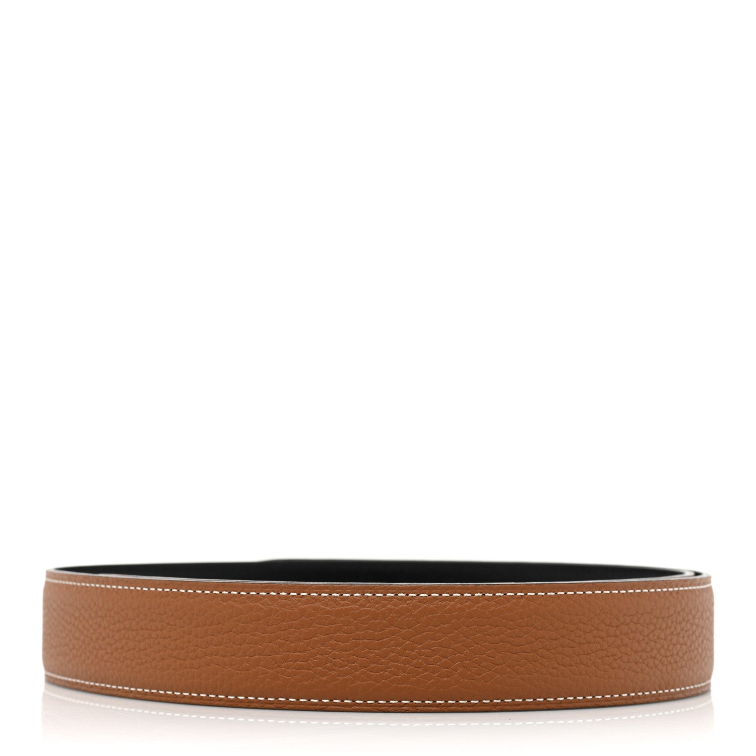 Hermes Box Togo 32mm Belt Strap 90 Black Gold 2 of 5
