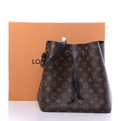 Louis Vuitton Monogram Neonoe MM Black 10 of 10