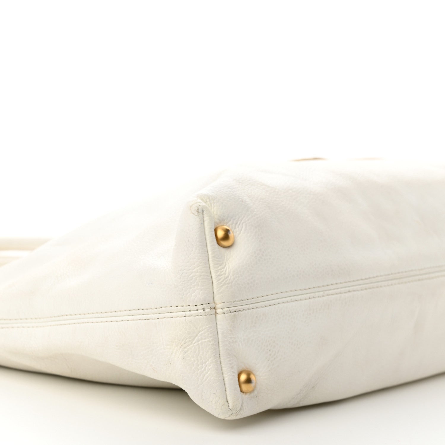 Chanel Caviar CC Timeless Tote White 9 of 23