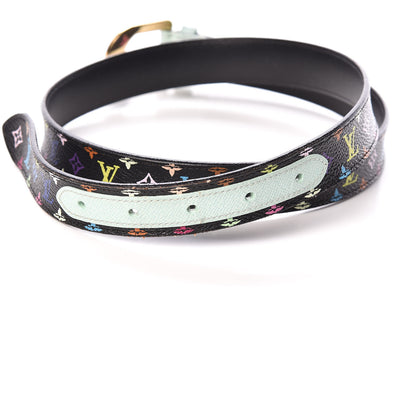Louis Vuitton Monogram Multicolor Belt 80 32 Black 8 of 8