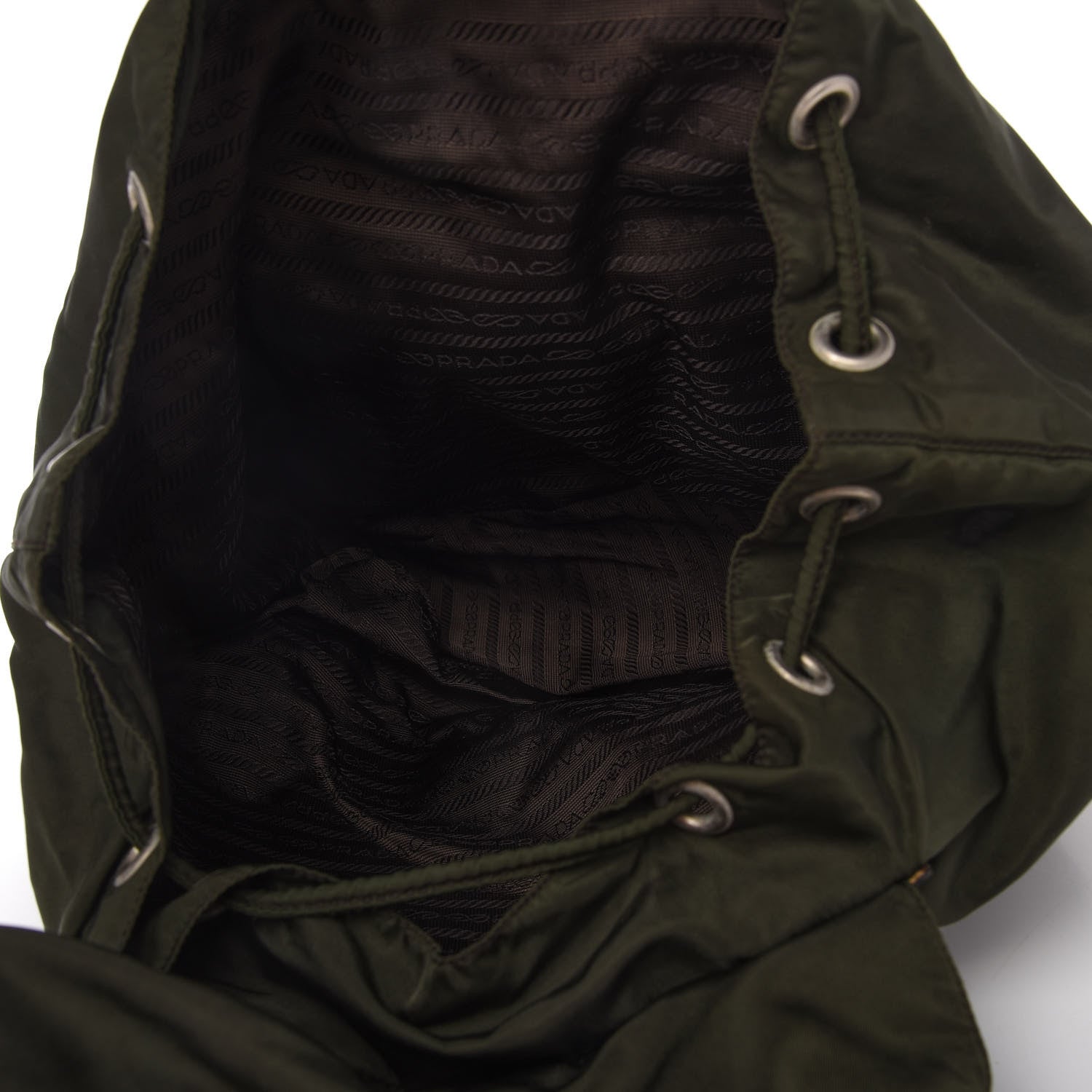 Prada Nylon Vela Large Backpack Ebano 5 of 10
