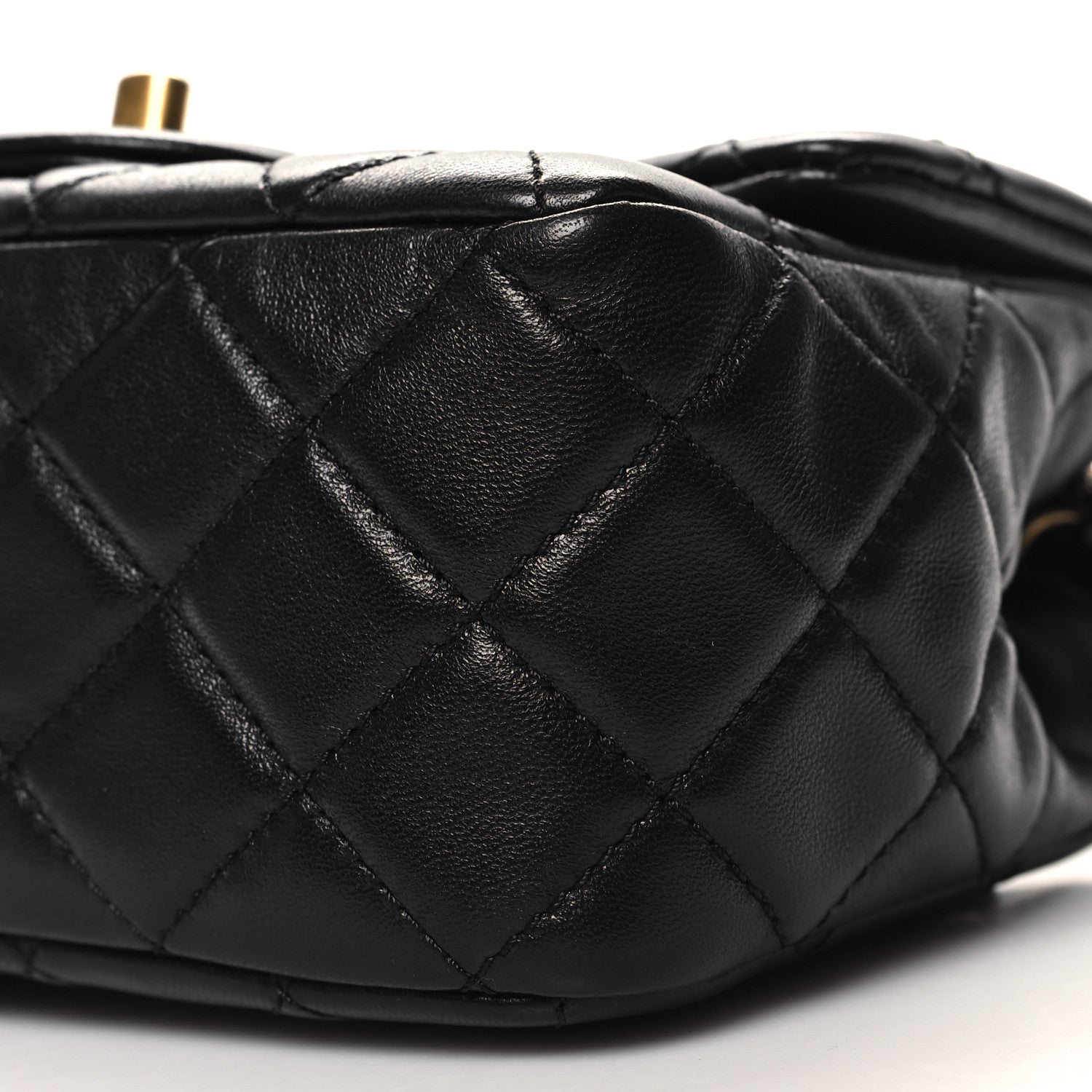 Chanel Lambskin Quilted Mini Pearl Crush Flap Black 10 of 11