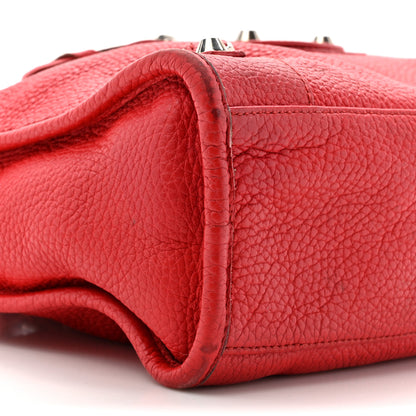 Balenciaga Vibrato Calfskin Classic Silver Hardware S City Rouge Cerise 10 of 16