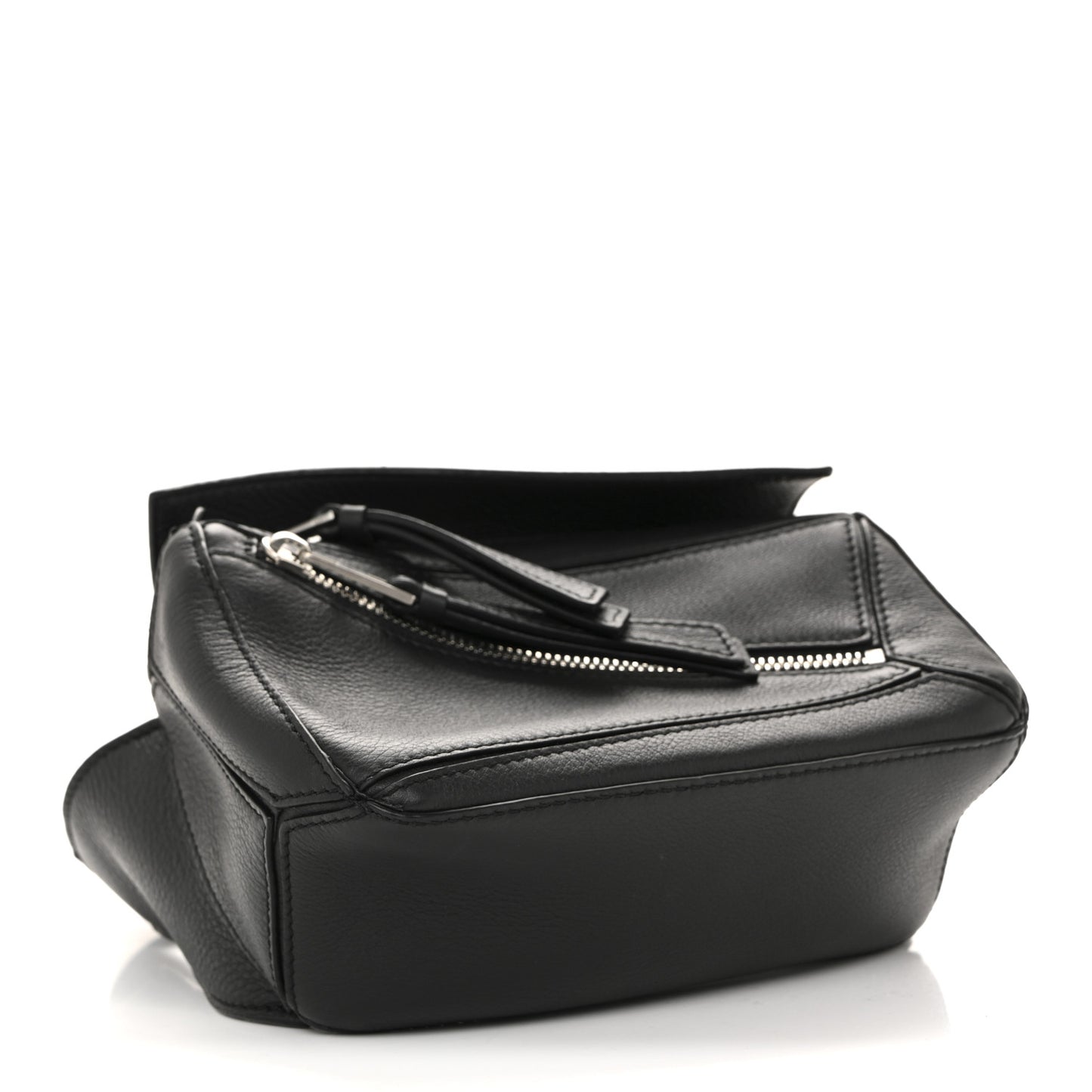 Calfskin Mini Puzzle Bumbag Black