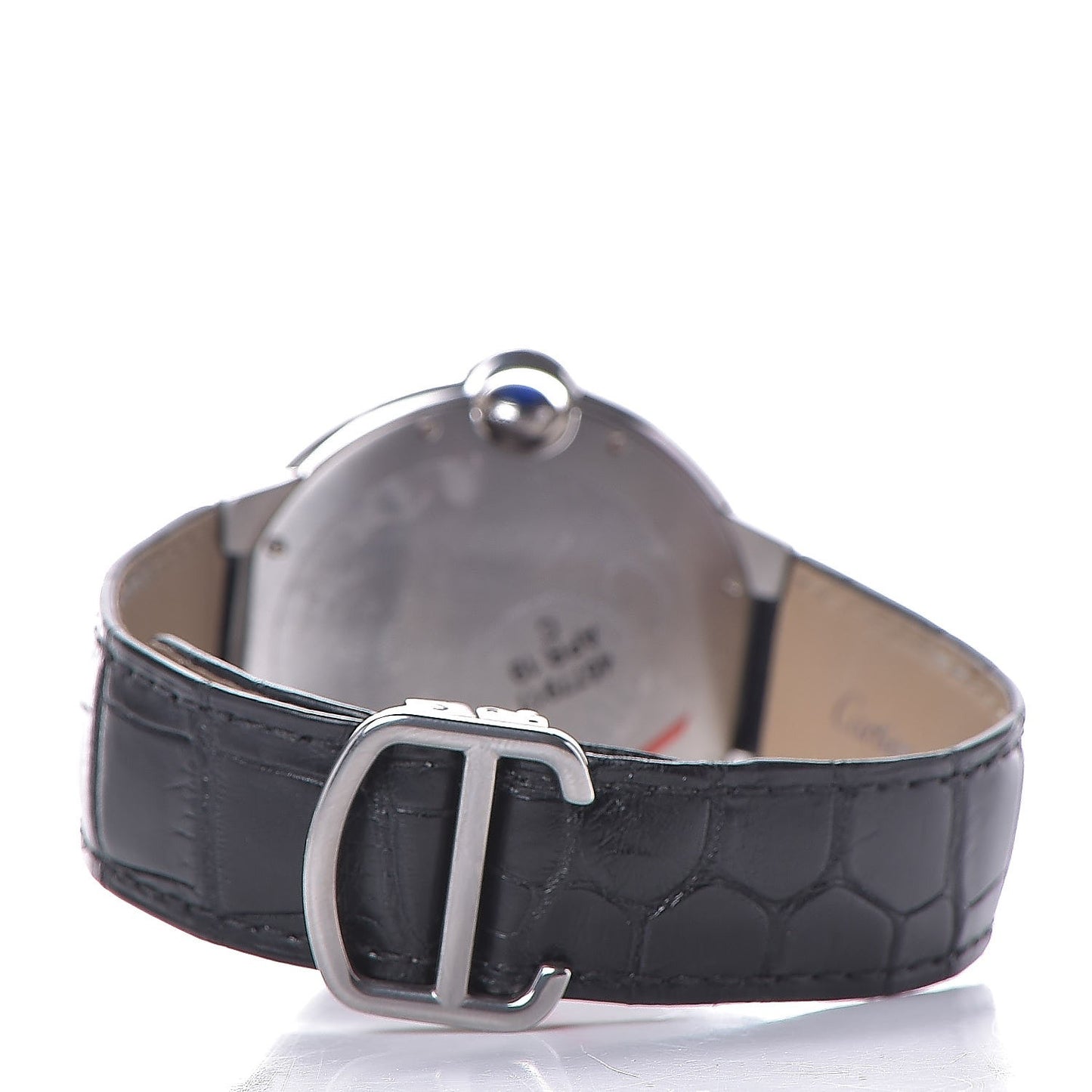 Stainless Steel Alligator 42mm Ballon Bleu De Cartier Automatic Watch