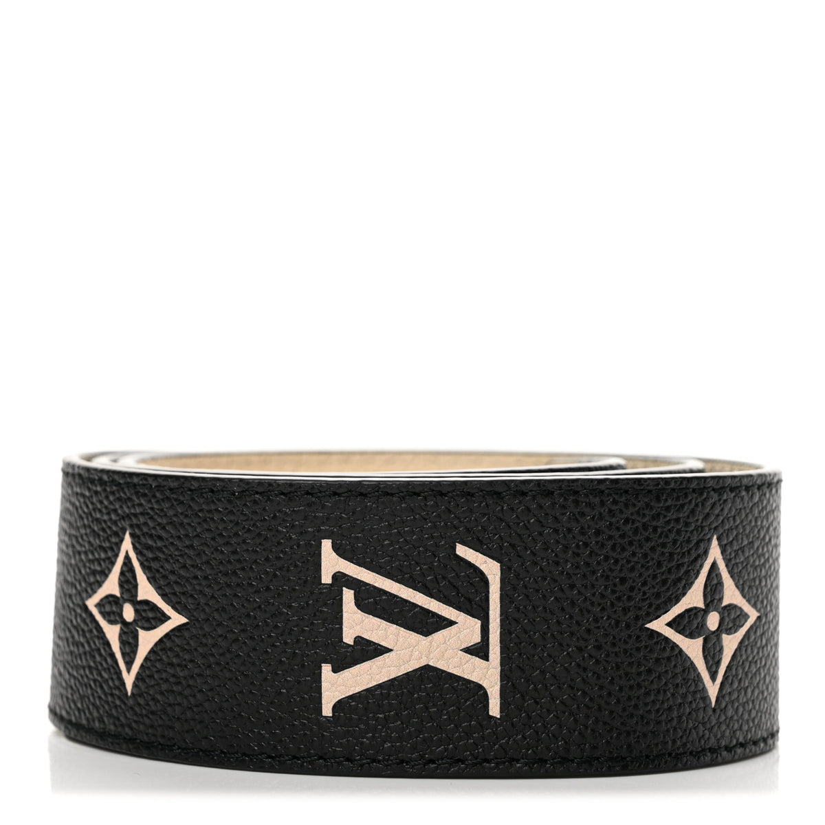 Empreinte Monogram Bandouliere Shoulder Strap Black Beige