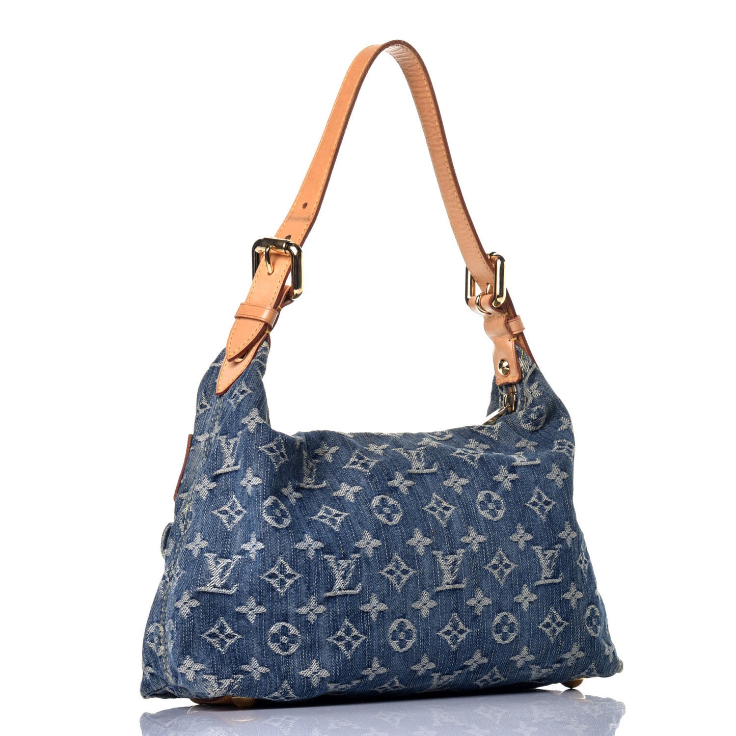 Monogram Denim Baggy PM Blue