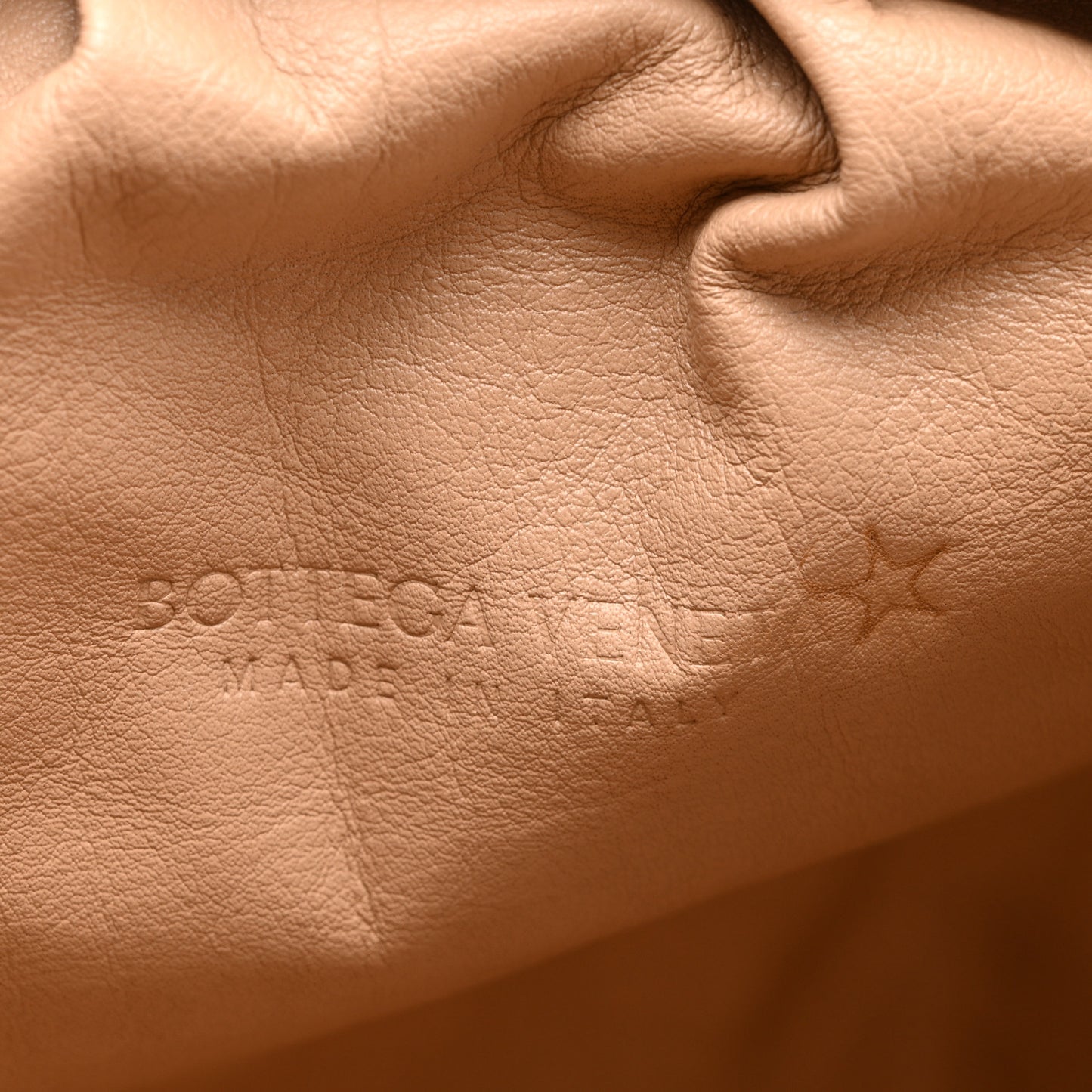Smooth Butter Calf The Pouch Oversized Clutch Nude
