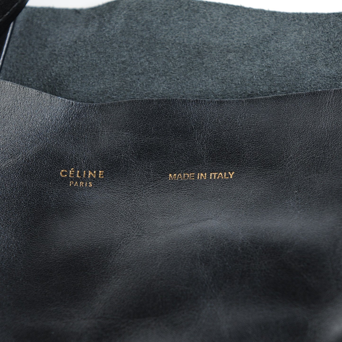 Lambskin Horizontal Cabas Black