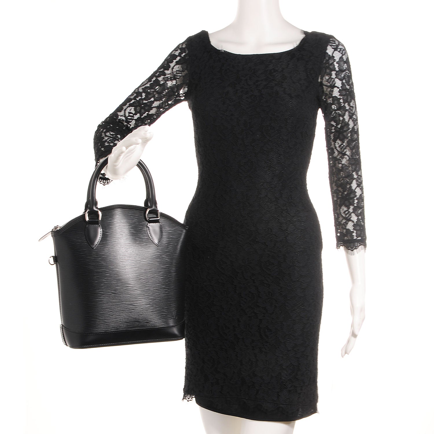Louis Vuitton Epi Lockit Black 2 of 7