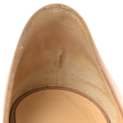 Christian Louboutin Kid Patent Culturella 100 Pumps 36.5 Nude 9 of 14