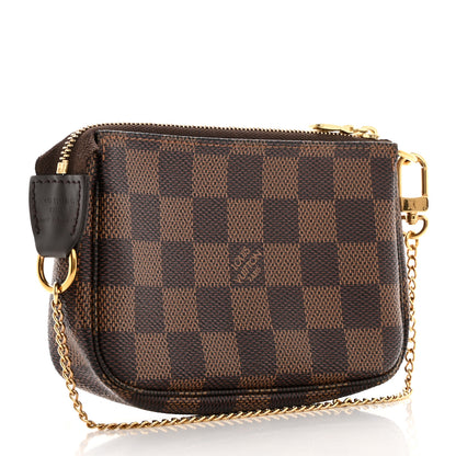 Louis Vuitton Damier Ebene Mini Pochette Accessories 3 of 10