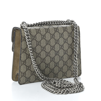 Gucci GG Supreme Monogram Mini Dionysus Shoulder Bag Taupe 3 of 11