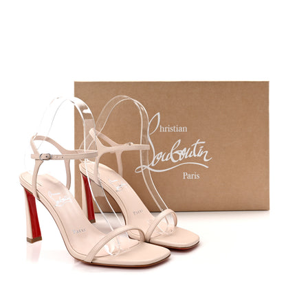 Christian Louboutin Nappa Condora 85 Sandals 35 Leche 8 of 8