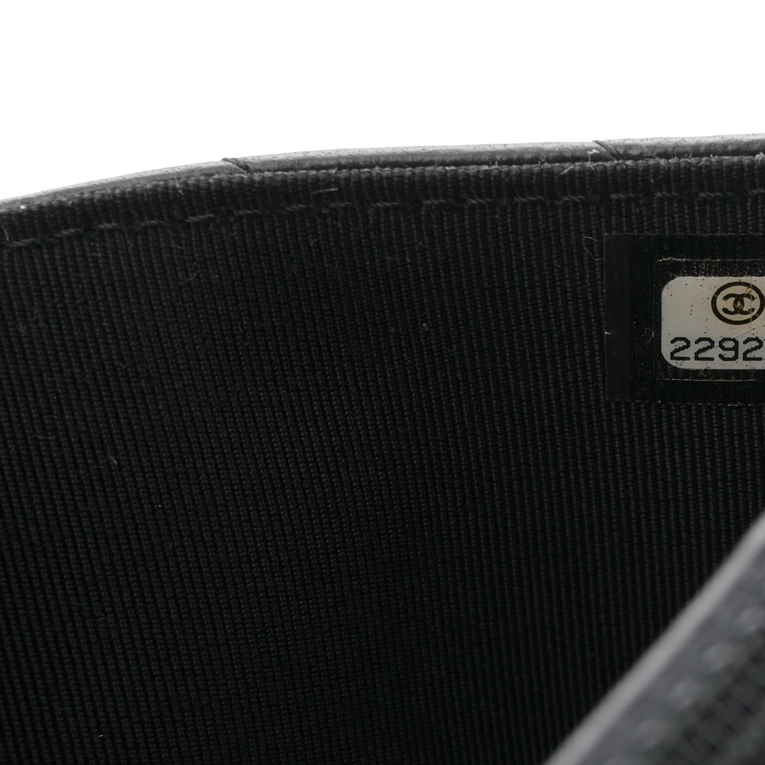 Chanel Lambskin Chevron Quilted Wallet On Chain WOC Black 7 of 12