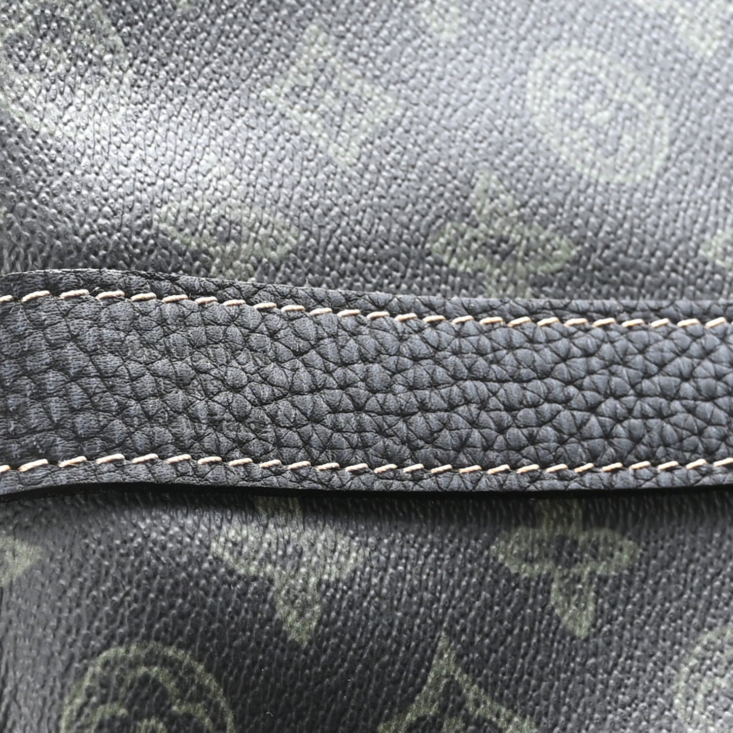 Monogram LV Record Keepall Bandouliere 50 Dark Green