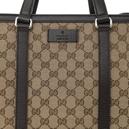 Gucci GG Monogram Large Joy Tote Bag Dark Brown 8 of 10