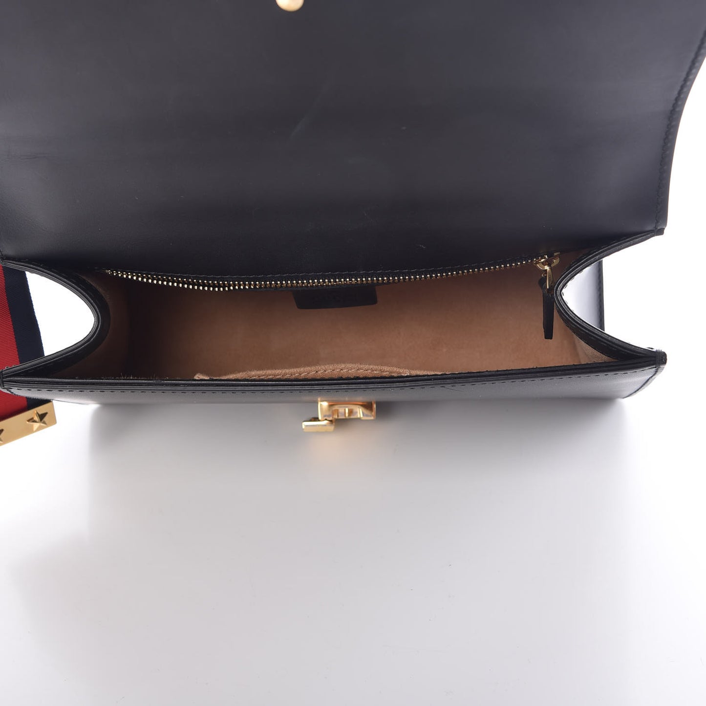 Calfskin Small Sylvie Shoulder Bag Black