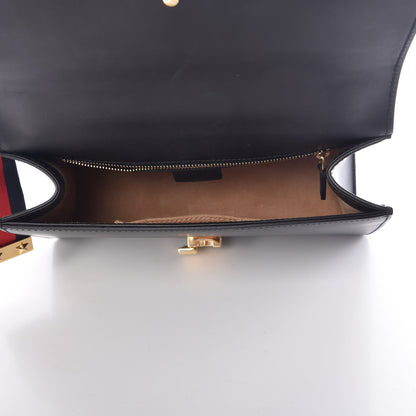 Gucci Calfskin Small Sylvie Shoulder Bag Black 5 of 9
