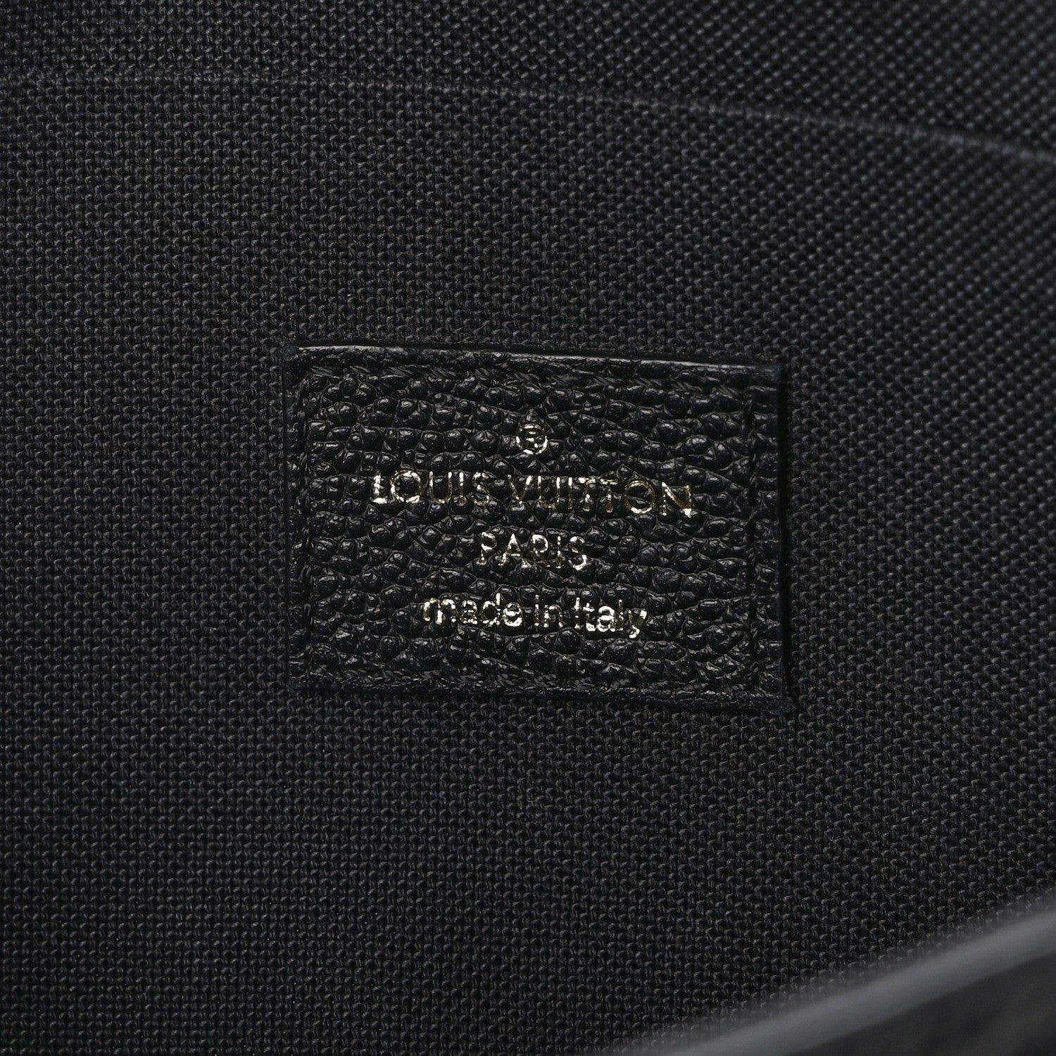 Louis Vuitton Empreinte Pochette Felicie Chain Wallet Black 6 of 11