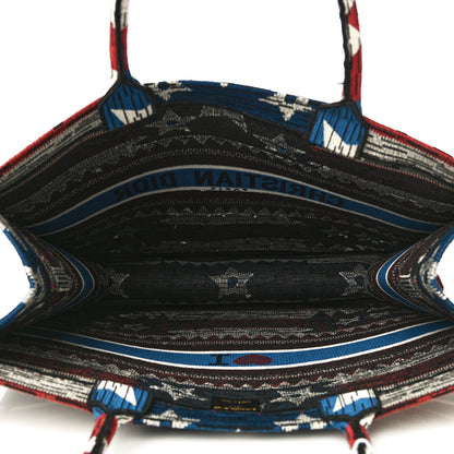 Christian Dior Canvas Embroidered Exclusive US Book Tote Multicolor 5 of 9